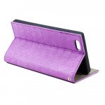 Wholesale iPhone 6s 6 Slim Check Magnetic Flip Leather Wallet Case (Purple)